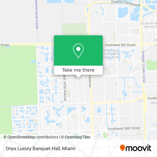Mapa de Onyx Luxury Banquet Hall