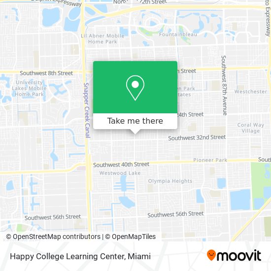 Happy College Learning Center map