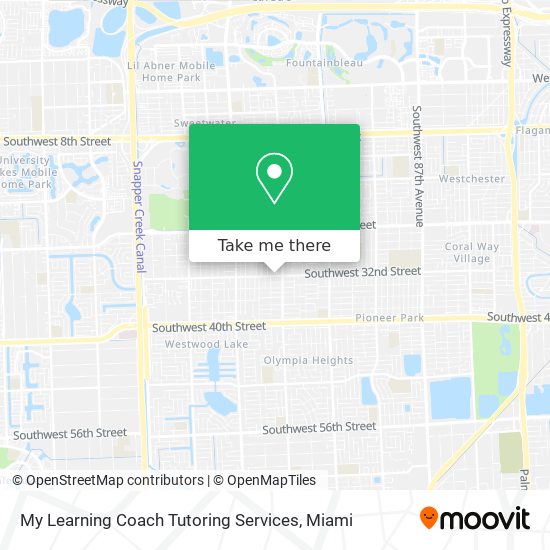 Mapa de My Learning Coach Tutoring Services