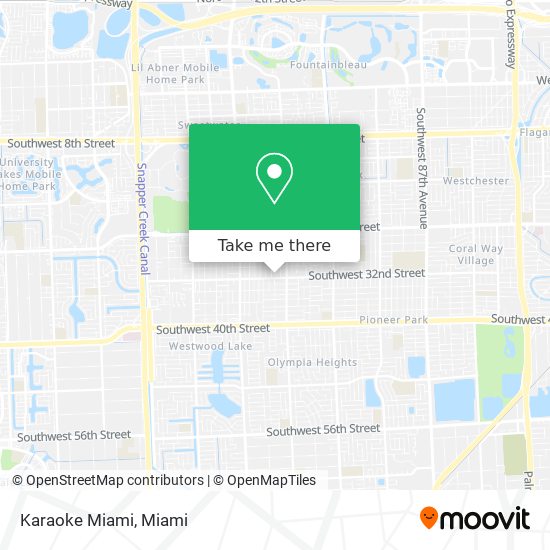 Karaoke Miami map