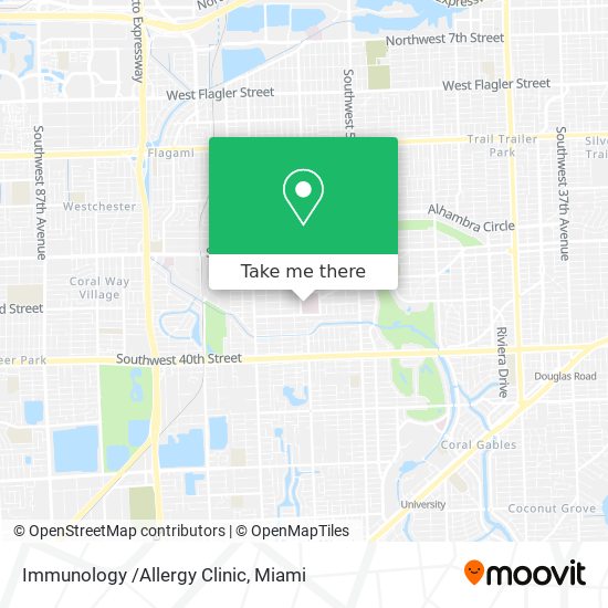 Immunology /Allergy Clinic map