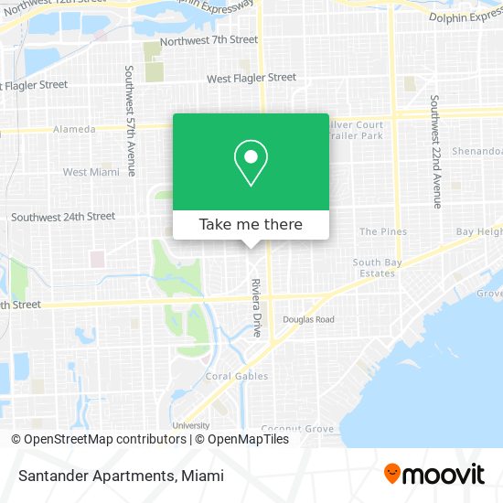 Santander Apartments map