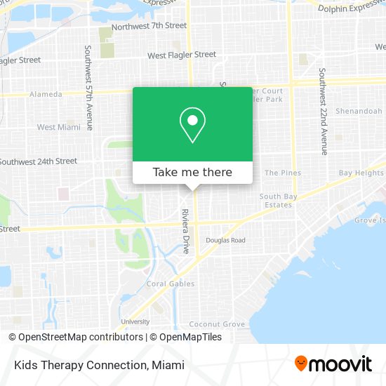 Mapa de Kids Therapy Connection