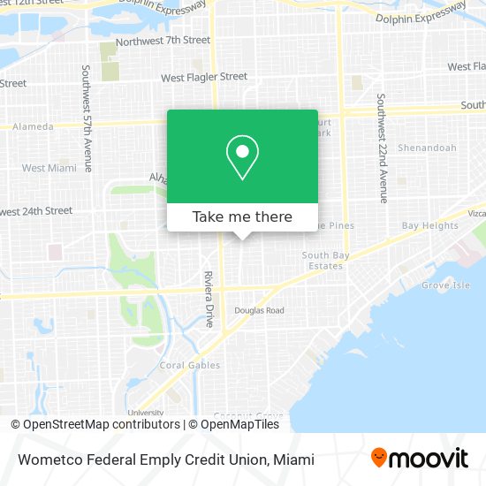 Wometco Federal Emply Credit Union map