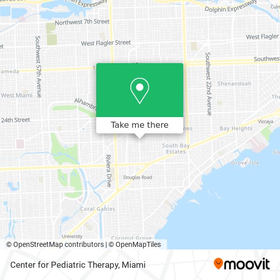 Center for Pediatric Therapy map