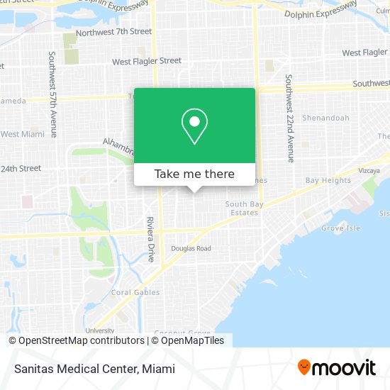 Sanitas Medical Center map