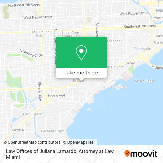 Mapa de Law Offices of Juliana Lamardo, Attorney at Law