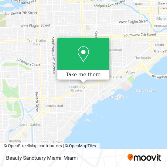 Mapa de Beauty Sanctuary Miami