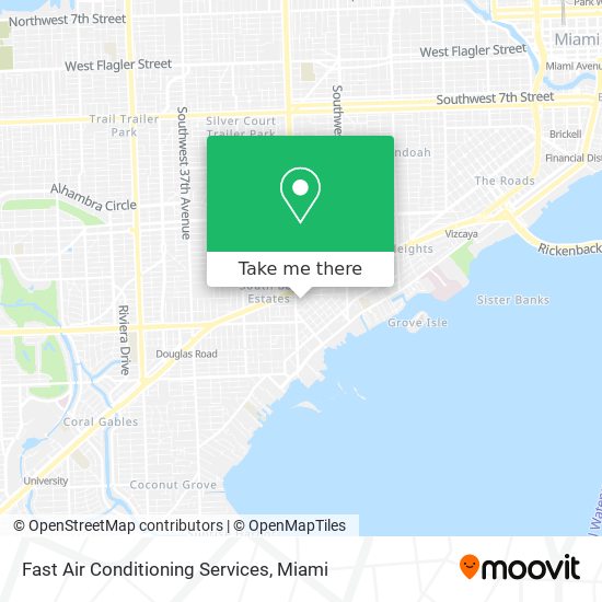 Mapa de Fast Air Conditioning Services