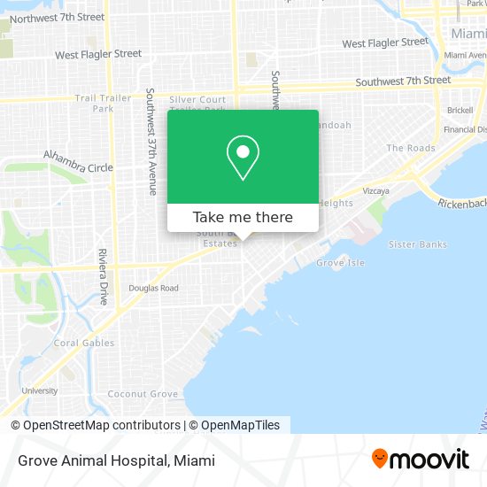 Mapa de Grove Animal Hospital