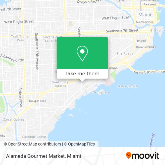 Mapa de Alameda Gourmet Market