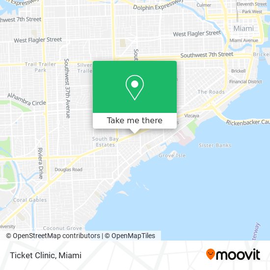Ticket Clinic map