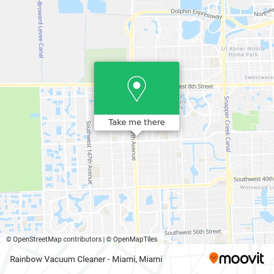 Mapa de Rainbow Vacuum Cleaner - Miami