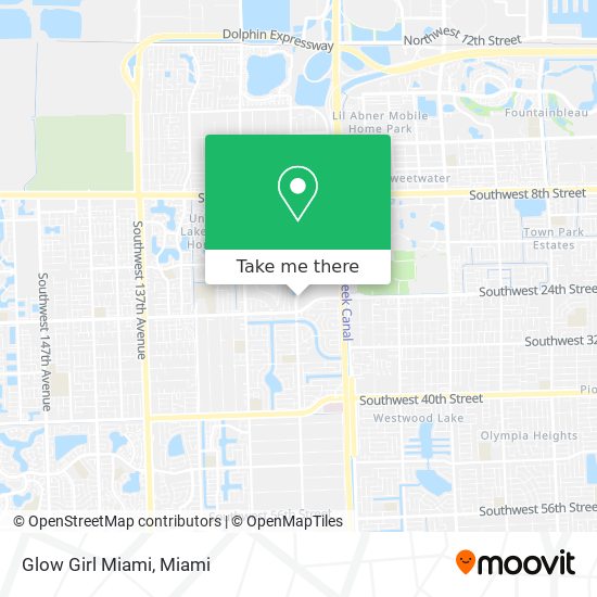 Mapa de Glow Girl Miami