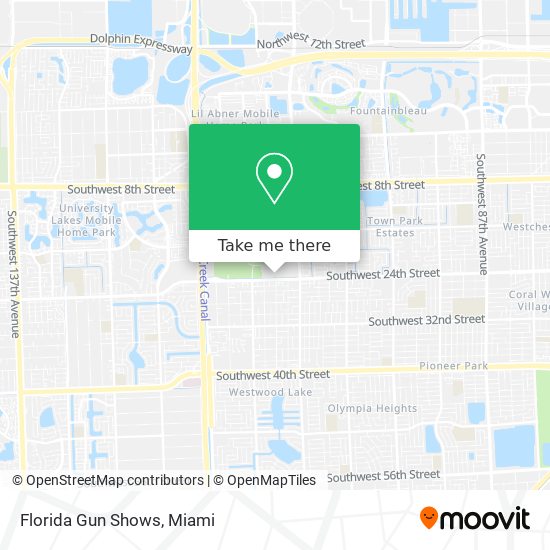 Florida Gun Shows map