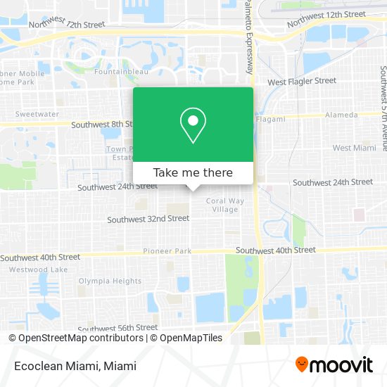 Ecoclean Miami map