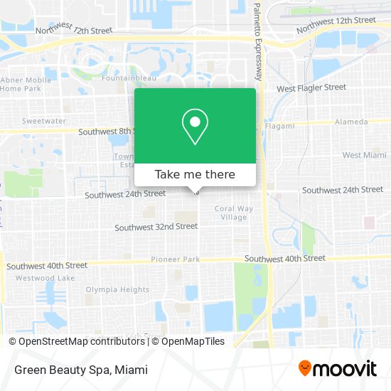 Green Beauty Spa map