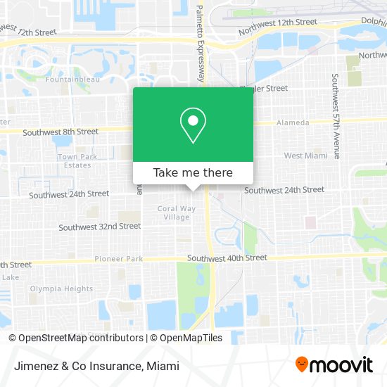 Jimenez & Co Insurance map