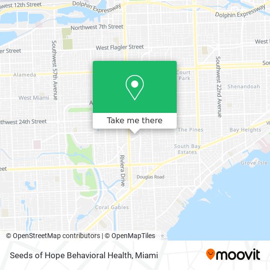 Seeds of Hope Behavioral Health map