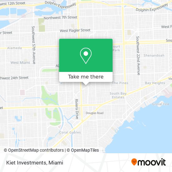 Kiet Investments map