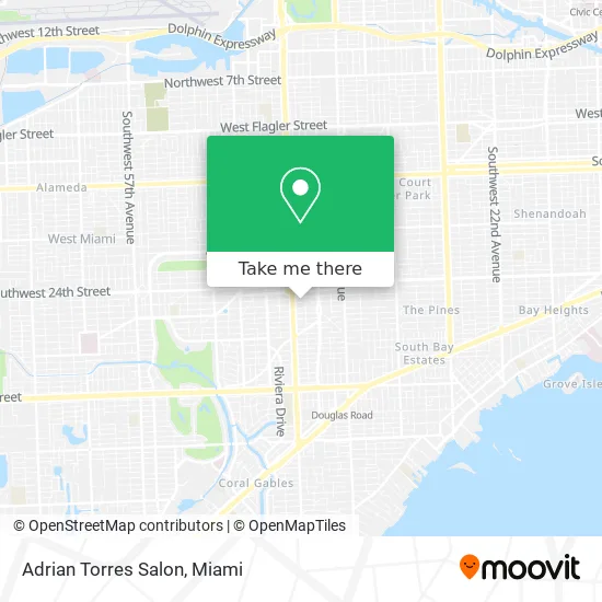 Mapa de Adrian Torres Salon