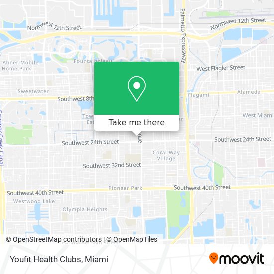 Youfit Health Clubs map