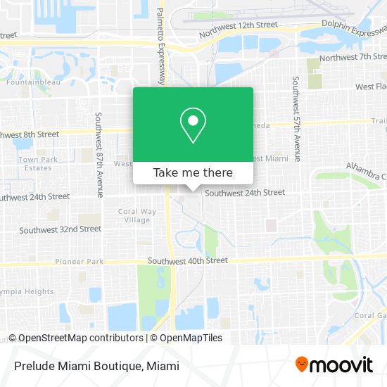 Prelude Miami Boutique map