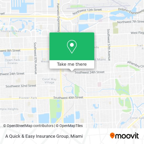 A Quick & Easy Insurance Group map