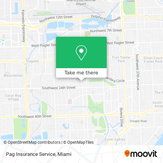 Pag Insurance Service map