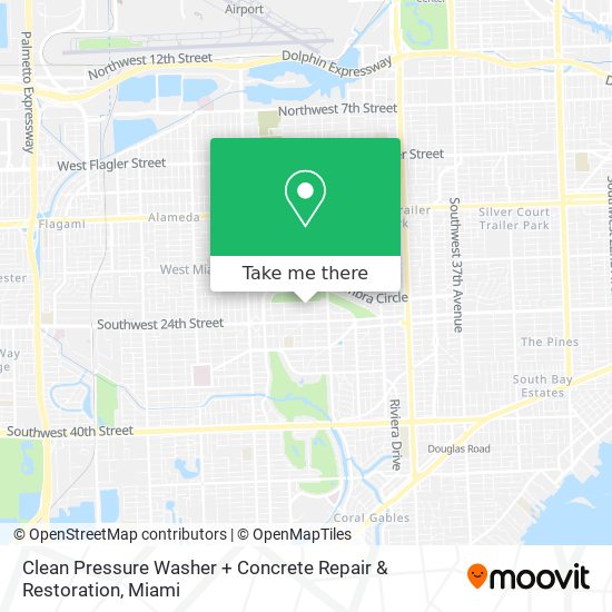 Mapa de Clean Pressure Washer + Concrete Repair & Restoration