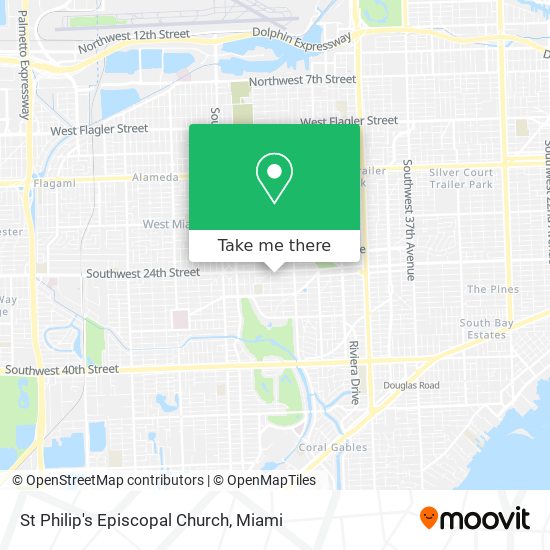 St Philip's Episcopal Church map