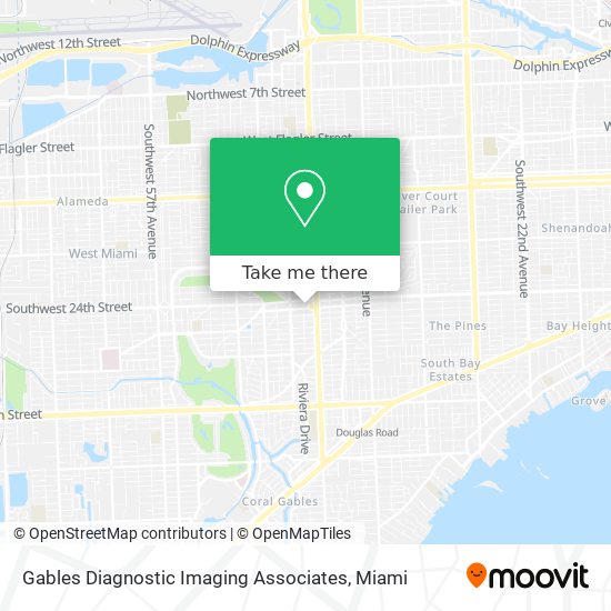 Gables Diagnostic Imaging Associates map