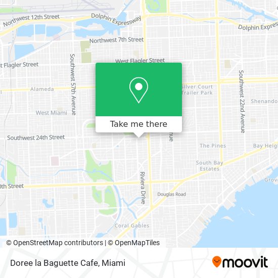 Mapa de Doree la Baguette Cafe