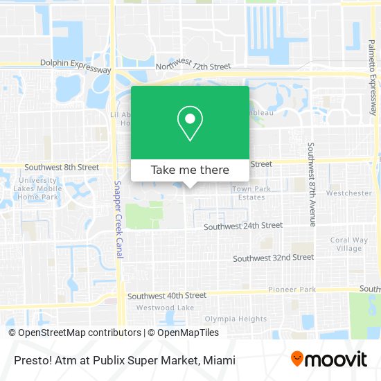 Presto! Atm at Publix Super Market map