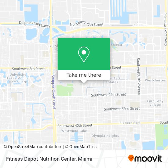 Fitness Depot Nutrition Center map