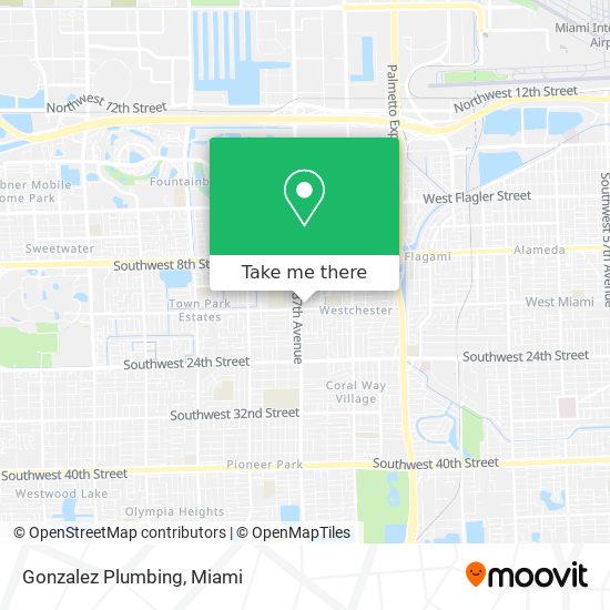 Gonzalez Plumbing map