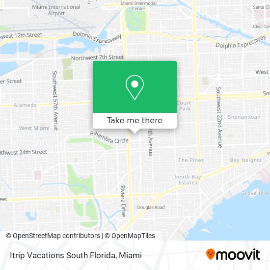 Itrip Vacations South Florida map