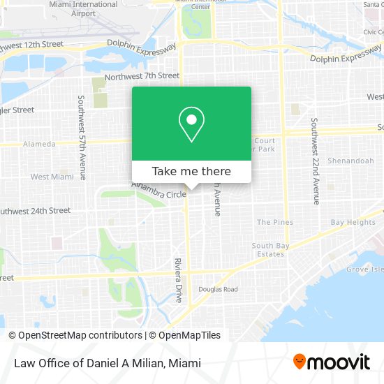 Mapa de Law Office of Daniel A Milian