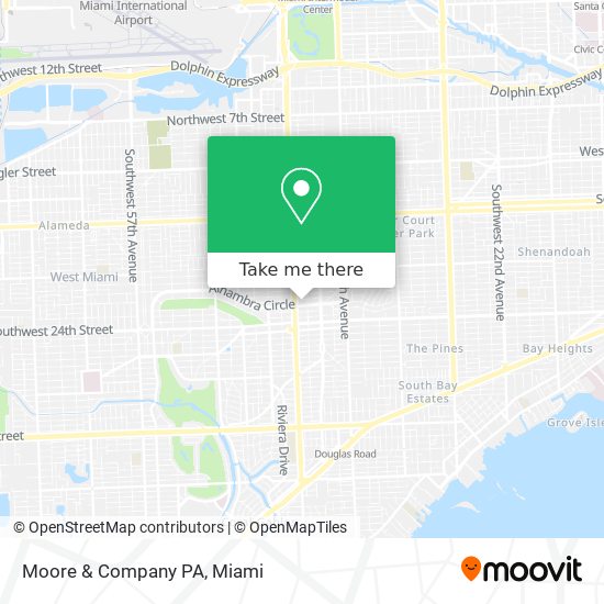 Moore & Company PA map