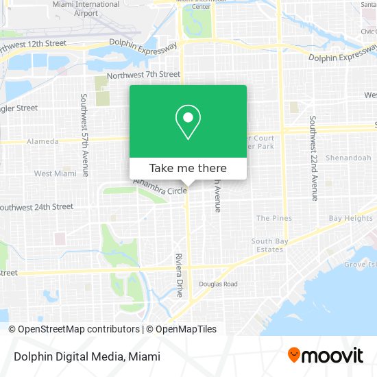 Dolphin Digital Media map