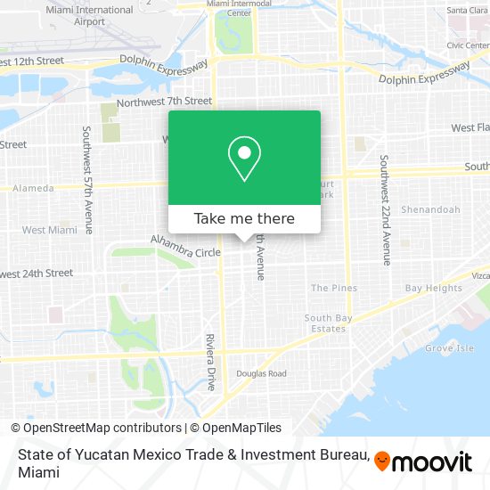 Mapa de State of Yucatan Mexico Trade & Investment Bureau