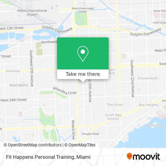 Fit Happens Personal Training map