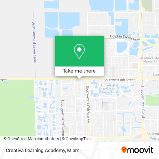 Mapa de Creativa Learning Academy