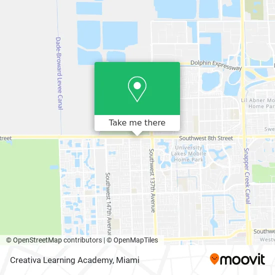 Creativa Learning Academy map