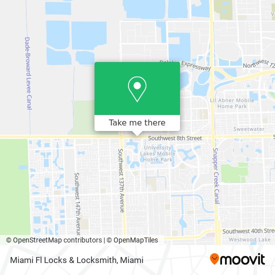 Miami Fl Locks & Locksmith map