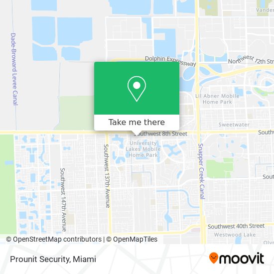 Prounit Security map