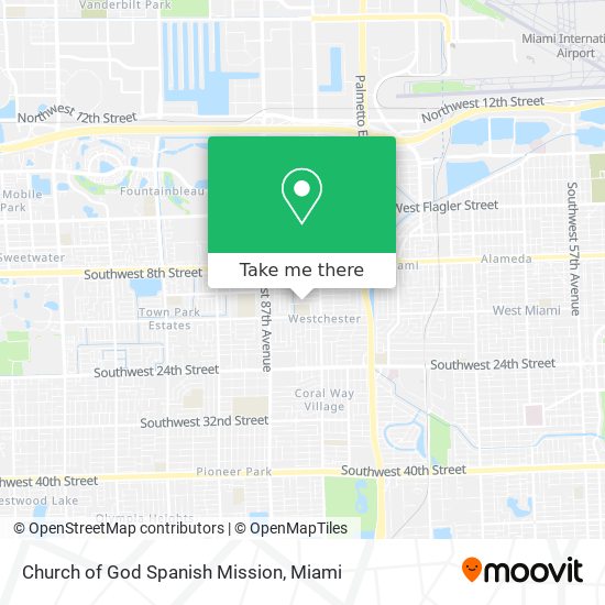 Church of God Spanish Mission map