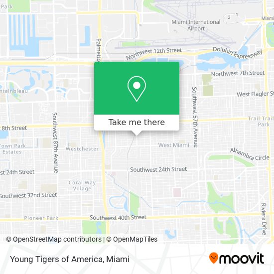 Young Tigers of America map