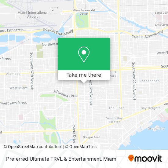 Mapa de Preferred-Ultimate TRVL & Entertainment