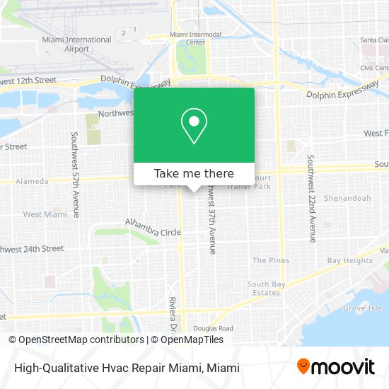 Mapa de High-Qualitative Hvac Repair Miami